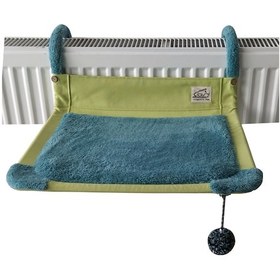 Resim Akat Cosy Comfort Kedi Kalorifer Yatağı (yeşil)(10 cm KISA panel) 
