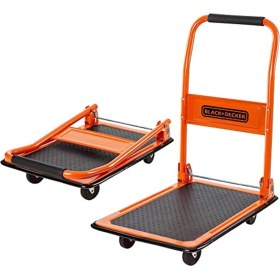 Resim Black & Decker Platform Arabası BXWT-H303 - Lanabilir El Arabası - Çim Biçme Arabası - Çeli 