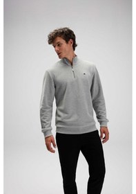 Resim Ellesse Em603 Erkek Sweatshırt Grey Melange 
