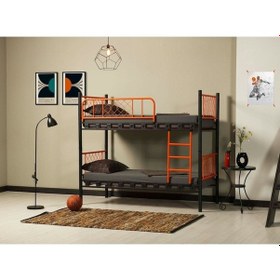 Resim Argimo 90 x 190 Yatak Ölçülü Genç Çocuk Odası Metal Ranza 