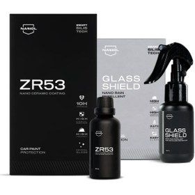 Resim Nasiol -SET 24-ZR53 Araç Nano Seramik Kaplama ve Glasshield Nano Yağmur Kaydırıcı Sprey Seti 
