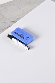 Resim Genel Markalar Mavi çocuk oyun ve aktivite masası, yaz sil özellikli, çekmeceli, eğlenceli kullanım 