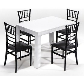 Resim Arda / Soho Mutfak Masa Takımı - Siyah 