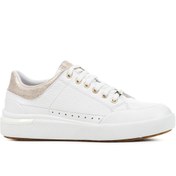 Resim Geox Kadın Beyaz Dalyla Bağcıklı Deri Sneaker D36qfa046bnc1zb5 