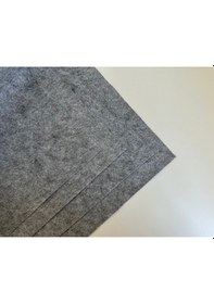 Resim Gri Renk Metrelik Ince Keçe Kumaş Keçe 1 Mm Aktivite Keçesi Renkli Keçe 1 Metre 100 Cm X 100 Cm 