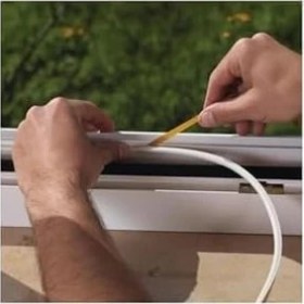 Resim Skygo 2'li Kauçuk Kapı ve Pencere Izolasyon Bandı/fitili Çiftli 5x2 10 Metre Kahve Renk 