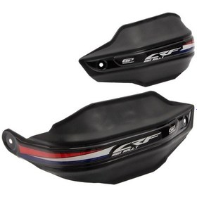Resim GP Kompozit Honda CRF 250 Rally 2017-2022 Uyumlu Plastik Elcik Koruma Siyah 