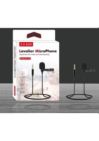 Resim Lavalier Yaka Mikrofonu 3.5 mm. AUX Canlı Yayın Youtube 119 