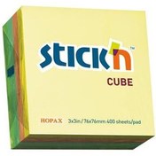 Resim Hopax Stıckn Yapışkanlı Not Kağıdı 400 YP 76x76 Pastel Renkler 21013 