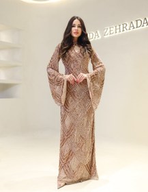 Resim Couture Queen Tesettür Abiye - Vizon / 40 