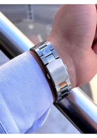 Resim Coliseum Çelik Kordon Takvimli Kadran Kutulu Seri Erkek Kol Saati Ft.aas.ı015 