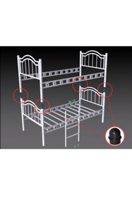 Resim HOLTECH 51 mm Ranza Plastik Bağlantı Aparatı Ranza Birleştirme Plastiği 4 Adet Ara Bağlantı 