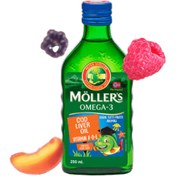 Resim MÖLLER'S Tutti Frutti Aromalı Omega 3 Balık Yağı 250ml 