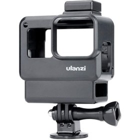 Resim Ulanzi V2 Gopro Hero 5 6 7 Mikrofon Yuvalı Çerçeve 
