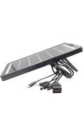 Resim Gold Silver GS-1160 Güneş Paneli 6 Volt 3 Watt Çok Fonksiyonlu Şarj Cihazı Yüksek Verimlilik 