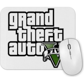 Resim Baskı Dükkanı Grand Theft Auto Gta Logo Mouse Pad 