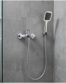 Resim Zengemtx Siyah Duş Seti El Duşu Başlığı Spiral Hortum Dalı Banyo Duş Aksesuarı 