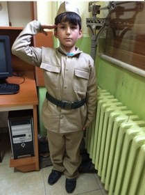 Resim Çanakkale Asker Kıyafeti Kahve- Camel 