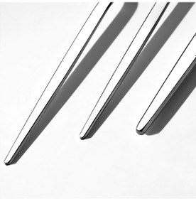 Resim Milas Sade 12 Kişilik 84 Parça Deri Kutulu Çatal Kaşık Bıçak Takımı Gri 