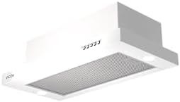 Resim Vicoa-Vuh 6001-W-60 Cm. Beyaz Dolap Altı Davlumbaz - 500 m³/saat Yüksek Emiş Gücü 