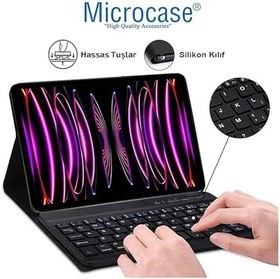 Resim Microcase LENOVO Tab P11 2.Nesil Tablet Bluetooth Klavye ve Mouse + Standlı Kılıf - BKK6 