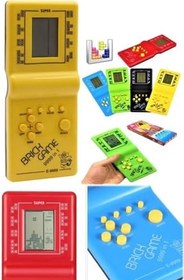 Resim Busstier Nostaljik Tetris El Atarisi Pilli Taşınabilir Retro Oyun Konsolu Unutulmayan Atari Oyunu 