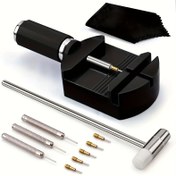 Resim 11 adet Saat Bağlantı Çıkarma Aracı Kiti, Saat Bandı Aracı Kayış Zincir Pim Çıkarıcı Tamir Aracı Kiti, Saat Bandı Kayış Ayarı, Saat Bilekliği Boyutlandırma ve Saat Tamiri için İdeal Hediye Seçimi 