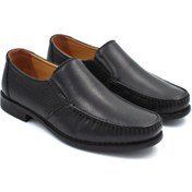 Resim Prego Showmen İçi Dışı Hakiki Deri Poli Hafif Taban Günlük Erkek Ayakkabı Siyah Siyah 