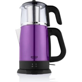 Resim IH33202 Demli Stil Mor Cam Çay Makinesi 