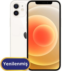 Resim Apple iPhone 12 Mini Yenilenmiş TR Garanti | 256 GB Beyaz 