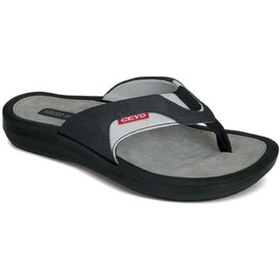 Resim Ceyo 6100-11 Tam Ortopedik Parmak Arası Erkek Terlik - Gri - 4 