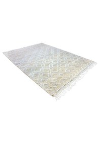 Resim My Home Halı Oslo Iskandinav Şahane El Dokuma %100 Doğal Pamuk Yumuşak Sari Yıkanabilir Kilim Halı K2 Sarı 