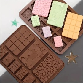 Resim Mediterian Esnek ve yapışmaz silikondan kalıp, pratik ve yeniden kullanılabilir, kahverengi 