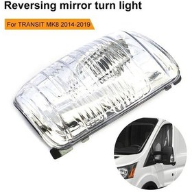 Resim Flybuy Transit Sol-sol Sinyal Sağ Mk8 Lens Lambası Kapağı Kanat Işığı İçin Gösterge Ford Dönüş Bk31-13b382 Bk31-13b381-ab Ayna Araba 2014-2019 Bb 