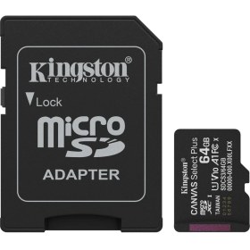 Resim Kingston Kıngston SDCS3/64GB, Canvas Select Plus Gen3 A1, 100MB/S, Microsd Kart Bellek (Sd Adaptörlü) 