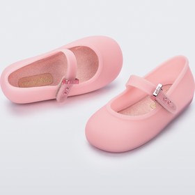 Resim Mini Melissa Soft Ballerina Pembe Kız Bebek & Çocuk Babeti | 22-30 Numara | Melflex® Vegan | İkonik Kokulu 