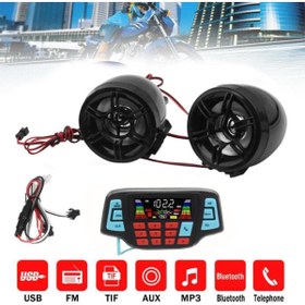 Resim Monero Motosiklet Bluetooth Mp3 Çalar - Multimedya Sistemi 