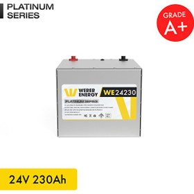 Resim WERER ENERGY 24V 230Ah LiFePO4 Platinum Series Bluetooth'lu Lityum Demir Fosfat Akü 
