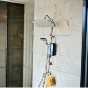 Resim RENK YAPI RÜYASI Krom Kare Lüx Kaliteli Robot Kare Tepe Yeni Nesil Sistemi Fonksiyonlu Yağmurlama Duş Seti Çiftli 
