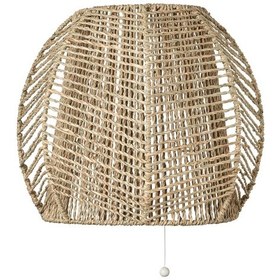 Resim Duvar Lambası El Örgüsü Meridyendukkan Deniz Sazı Naturel Duvar Dekorasyonu-aplik 