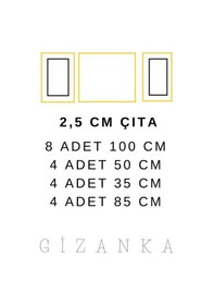 Resim Yansıma Tasarımı Boyanabilir Çıta Hazır Kesim (ANKA108) 