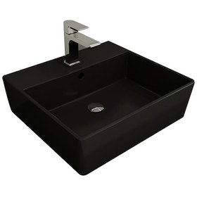 Resim Bocchi Milano Lavabo 50 Cm Mat Siyah 1216-004-0126 