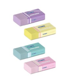 Resim Premium Dust Free Pastel Renkli Silgi 