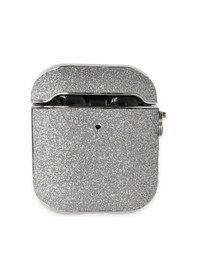 Resim Newface Apple Uyumlu AirPods 2 2.nesil Spell Simli Kılıf - Gümüş 