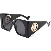 Resim Raccoon Kadın Vintage Büyük Boy Kedi Gözü Güneş Gözlüğü - Moda Ve Şık Tasarımkırmızıblack51 Gri 