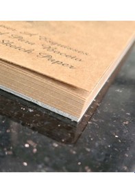Resim Kraft Kağıt A5 Eskiz Defteri 90 Gr. Spiralli 50 Yaprak Sketchbook 