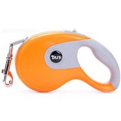 Resim Geniş Tutamaklı Otomatik Gezdirme Tasması 3 Mt. Turuncu 