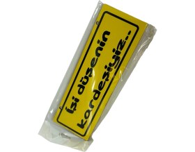 Resim Tky Cam Süsü Yazı ’işi Düşenin Kardeşiyiz’ Mdf Vantuzlu 