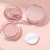 Resim 1 adet, Pembe Küçük Mini Yastık Boş Kompakt Kutu, Fondöten ve BB Krem Örneği için Doldurulabilir Makyaj Kabı - Seyahat İçin Taşınabilir, Dahili Aynalı, Kapaklı & Süngerli, Kullanışlı Kozmetik Kutusu, Yeniden Kullanılabilir, Seyahat için Vazgeçilmez Gerecek 