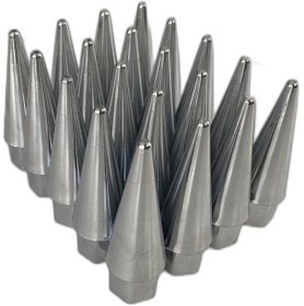 Resim Universal 17mm 20'li Krom Sivri Bijon Kapağı 